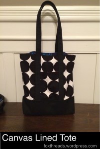 Canvas Lined Tote