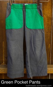 Green Pocket Pants